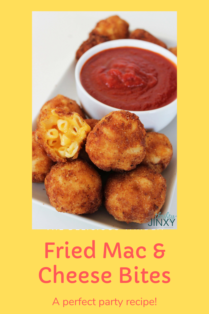 Fried Macaroni and Cheese Bites Recipe - Thrifty Jinxy