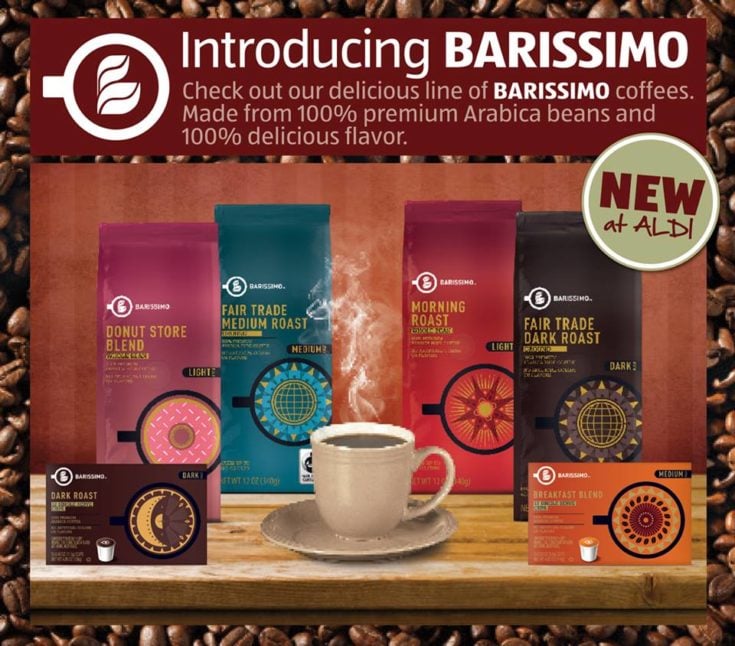 Introducing New Aldi Barissimo Coffee Line Thrifty Jinxy