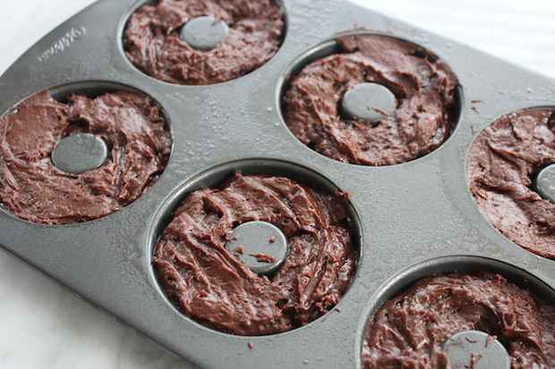 Chocolate Baked Guinness Donuts with Irish Cream Glaze Recipe Pan
