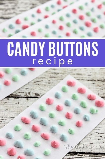 CANDY BUTTONS recipe