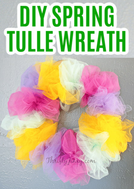 DIY SPRING TULLE WREATH