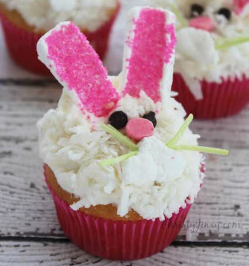 Easter Bunny Cupcakes