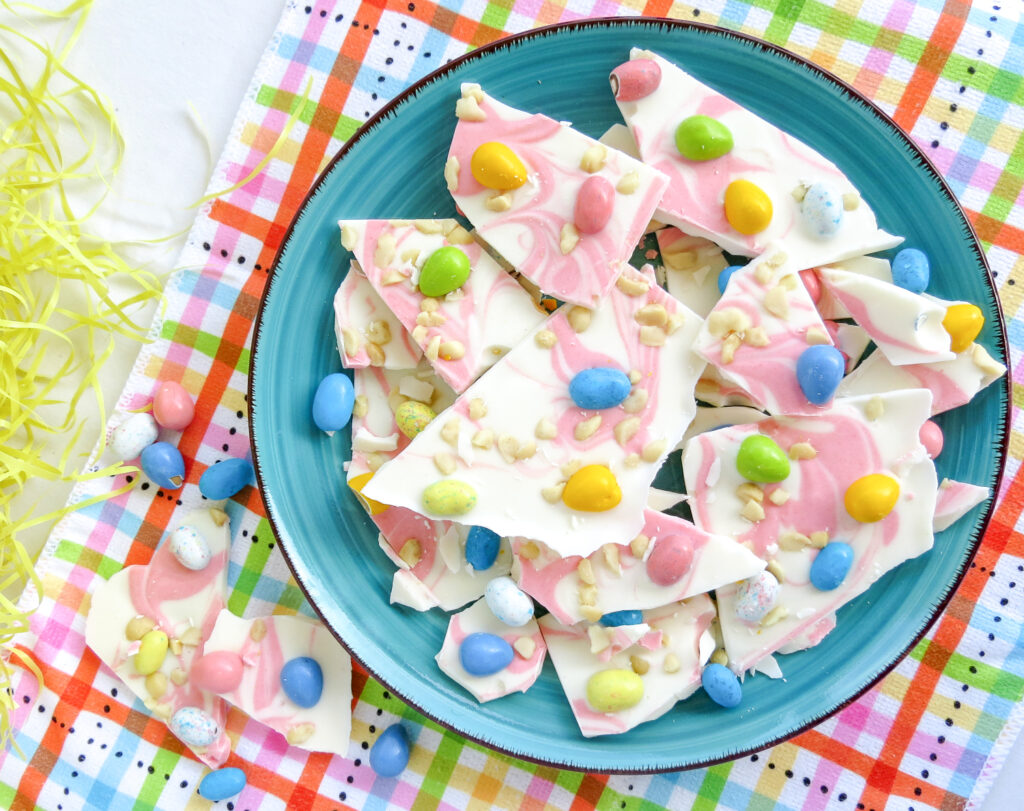 Easter Candy Macadamia Bark Recipe