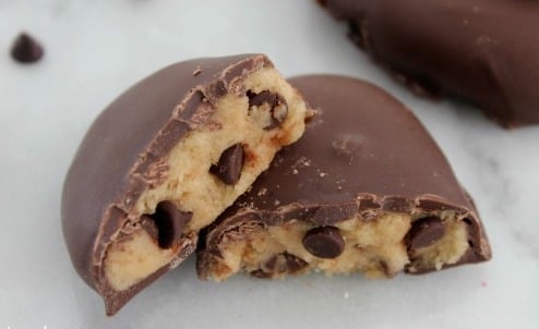 chocolate chip cookie dough eggs