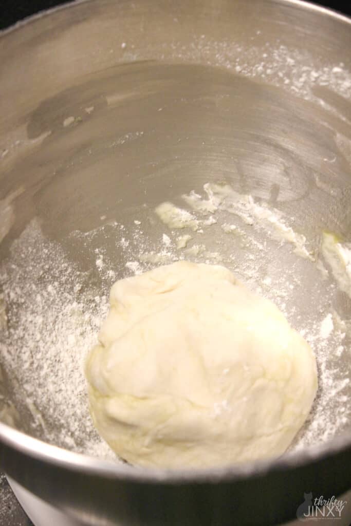 Mixing Olive Garden Breadsticks Dough