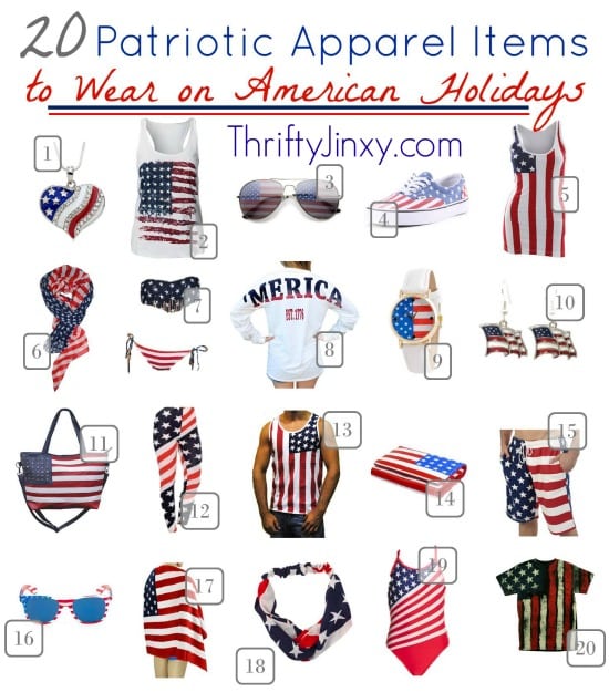 20 Patriotic Apparel Items to Wear on American Holidays