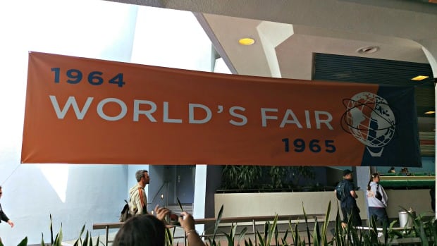 Tomorrowland World's Fair Banner