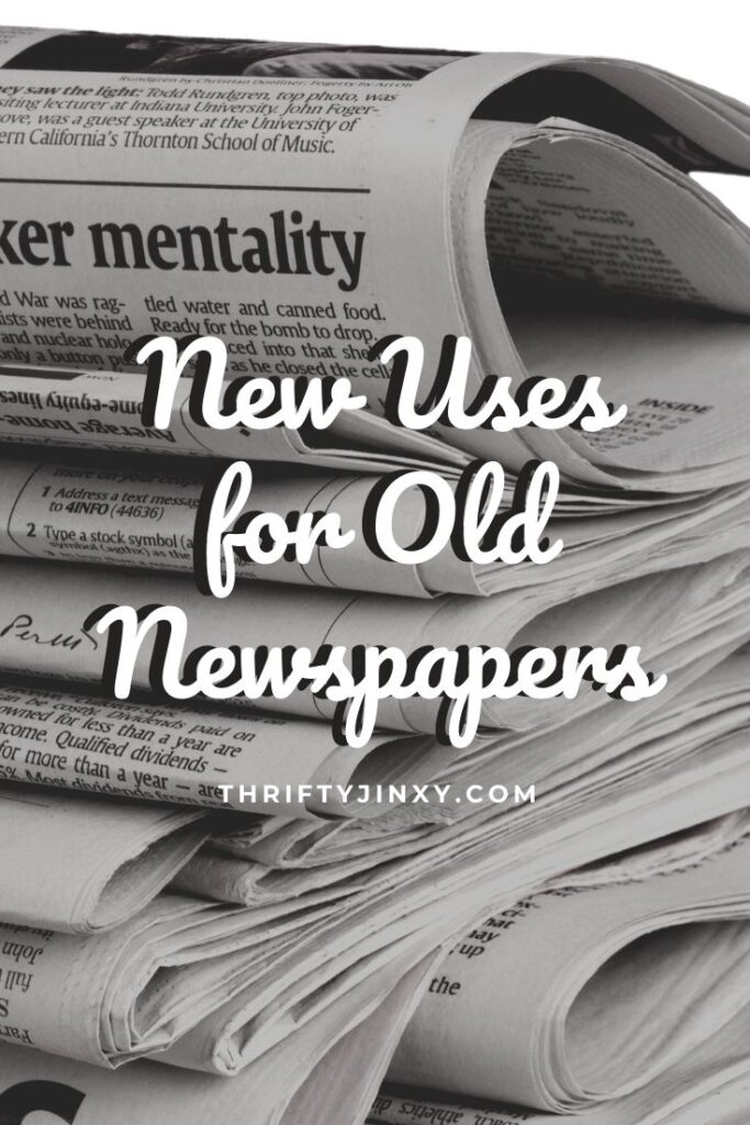 Uses for Old Newspapers