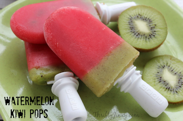 Watermelon Kiwi Pops Recipe for Summer