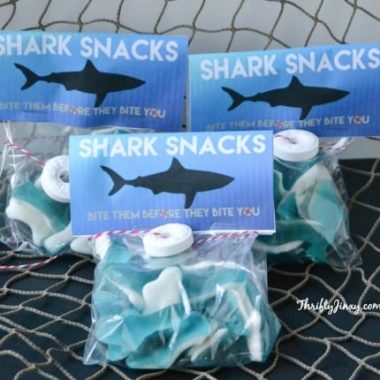 DIY Shark Snacks with Free Printable Labels - Perfect for Shark Week ...