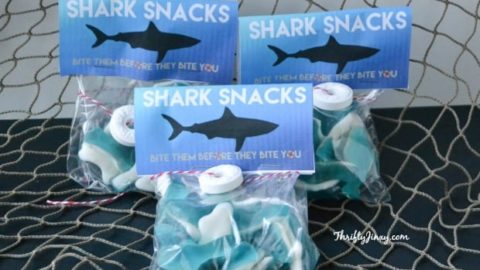 DIY Shark Snacks with Free Printable Labels