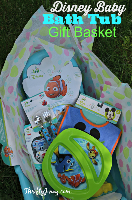 Disney Baby Bath Tub Gift Basket DIY