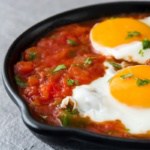 Italian Skillet Eggs in Tomato Sauce