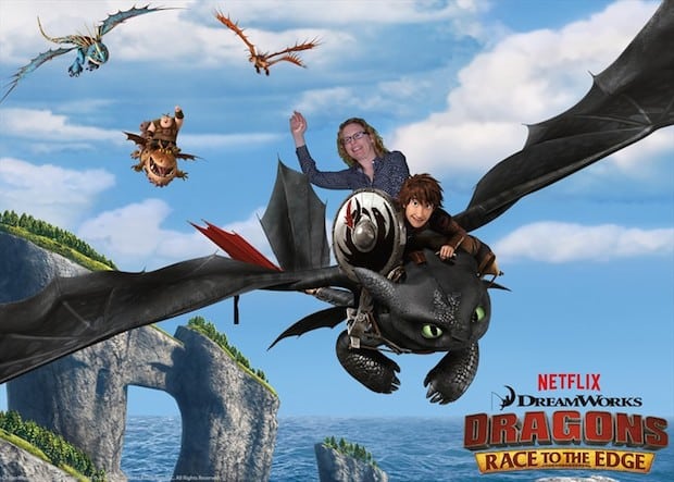 Riding Toothless Dragon