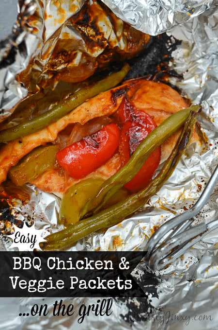 BBQ Chicken and Veggie Packets Recipe