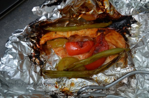 BBQ Chicken and Veggie Packets on the Grill