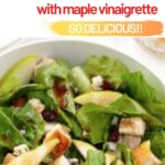 PEAR CHICKEN SALAD WITH MAPLE Vinaigrette