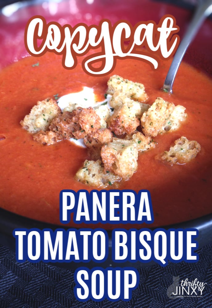 Copycat Panera Tomato Bisque Soup