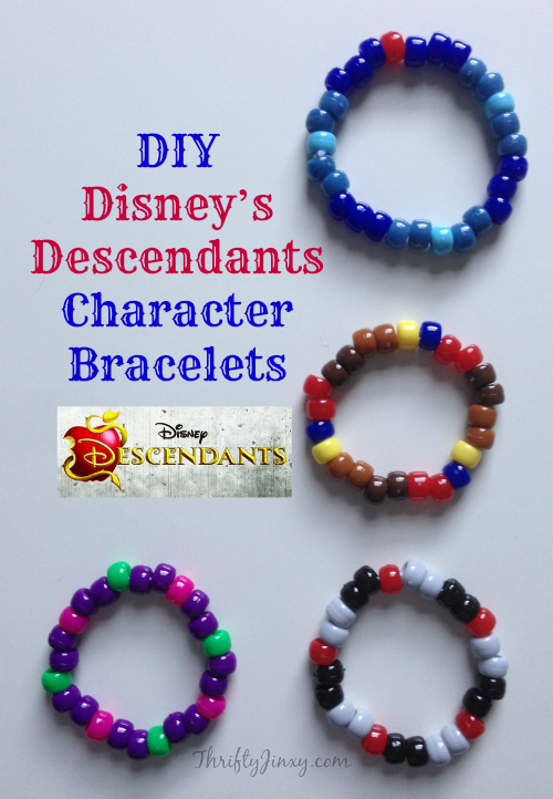 DIY Disney's Descendants Character Bracelets Craft