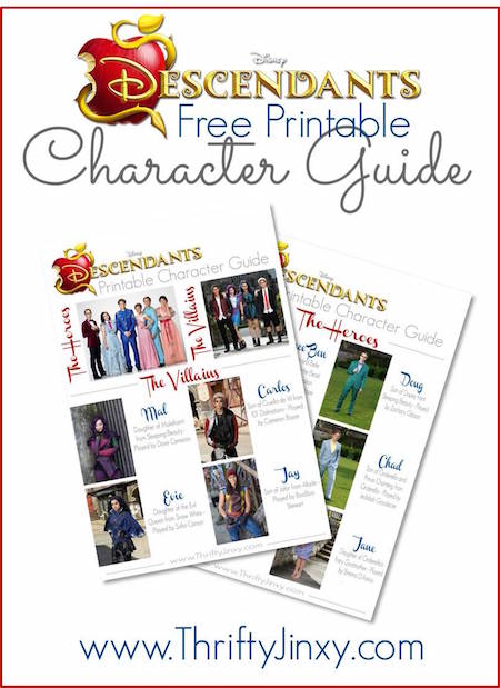 Disney Descendants Character Guide