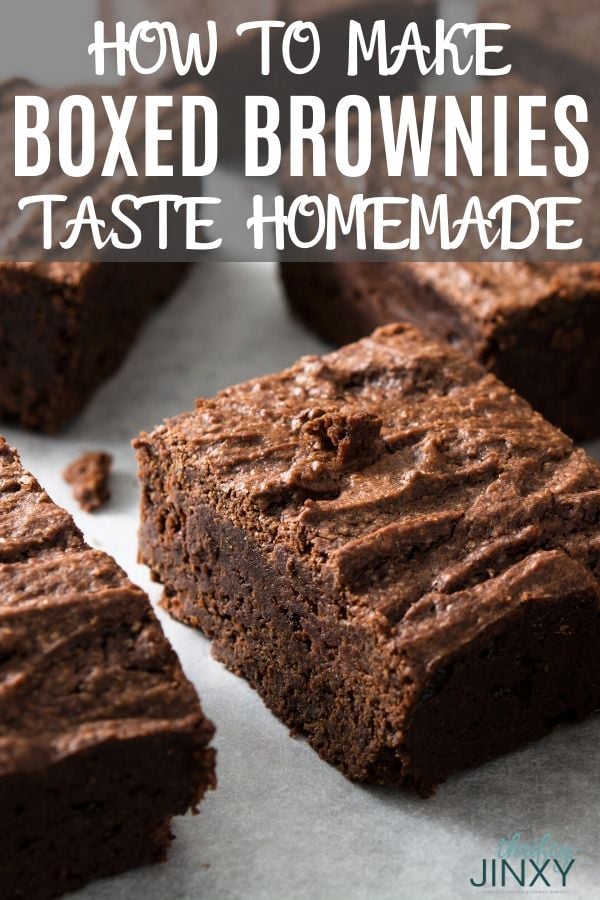 How To Make Box Brownies Taste Homemade - Thrifty Jinxy