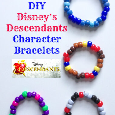 DIY Disney Descendants Character Bracelets Craft