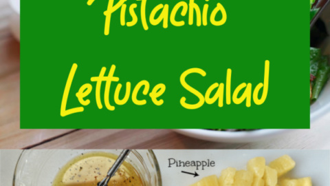 Pineapple Pistachio Lettuce Salad