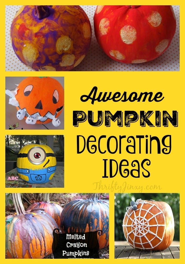 Pumpkin Decorating Ideas - Thrifty Jinxy