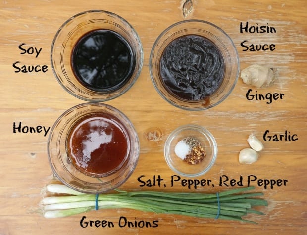 Sticky Asian Wings Recipe Ingredients