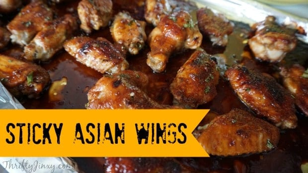 Sticky Asian Wings Recipe with Honey