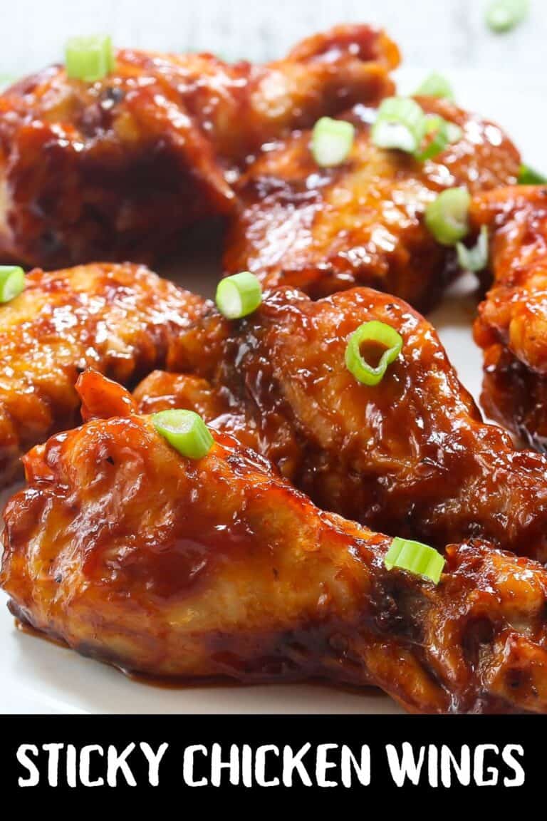 Sticky Asian Wings Recipe with Honey - Thrifty Jinxy