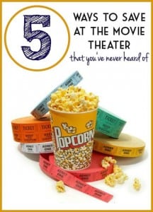 5 Ways to Save Money at the Movie Theater - Thrifty Jinxy