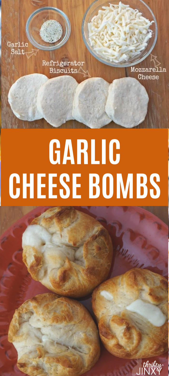 Garlic Cheese Bombs Recipe - Thrifty Jinxy