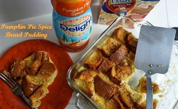 Pumpkin Pie Spice Bread Pudding