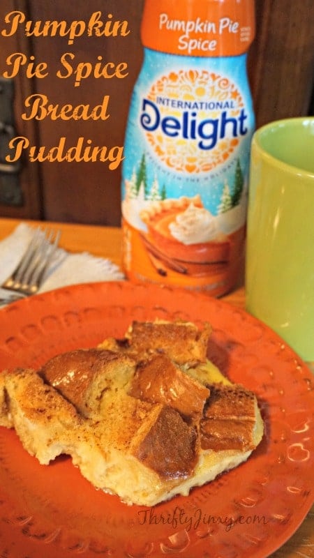 Pumpkin Pie Spice Bread Pudding Recipe