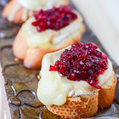 Cranberry Compote with Brie Appetizer Recipe
