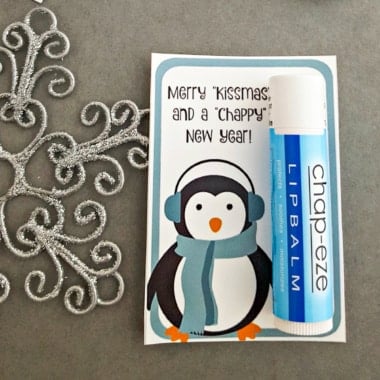 DIY Chapstick Gift Idea with Printable Card.