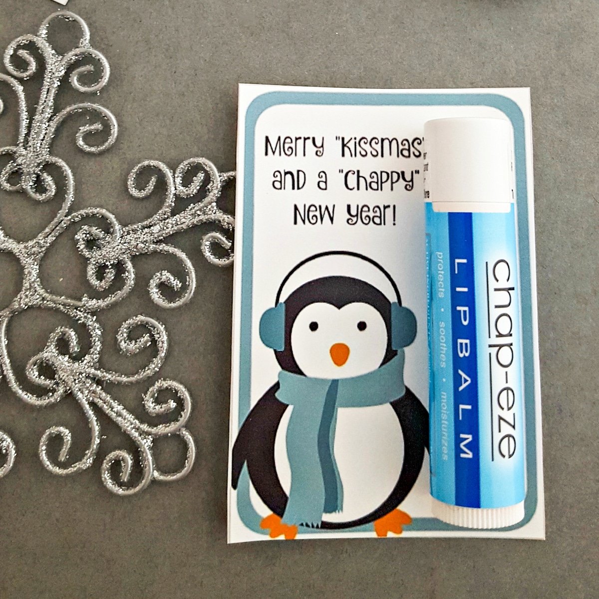 DIY Chapstick Gift Idea with Printable Card.
