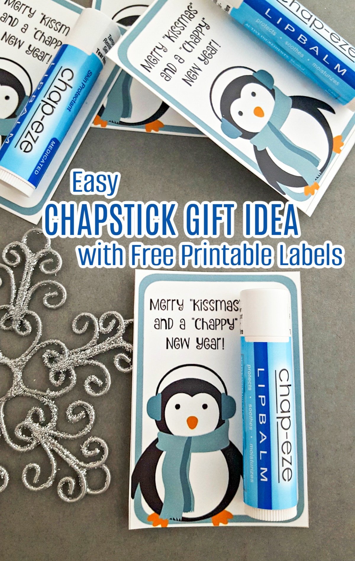 Easy Chapstick Gift Idea.