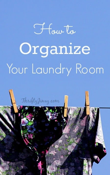 Reduce stress and make it easier to do your laundry with these tips about How to Organize Your Laundry Room!