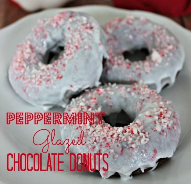 Peppermint Glazed Donuts Recipe
