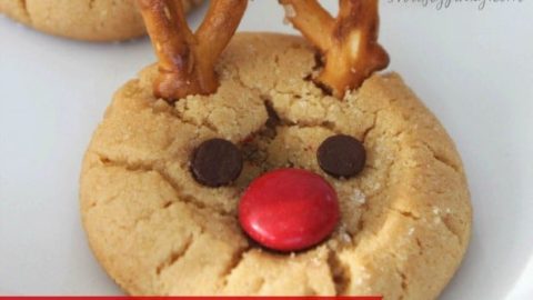 Rudolph Peanut Butter Cookies