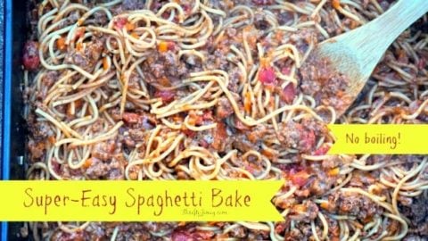 Easy Spaghetti Bake Recipe – No Boiling!