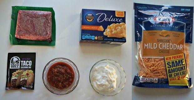 Easy Taco Bake Recipe Ingredients