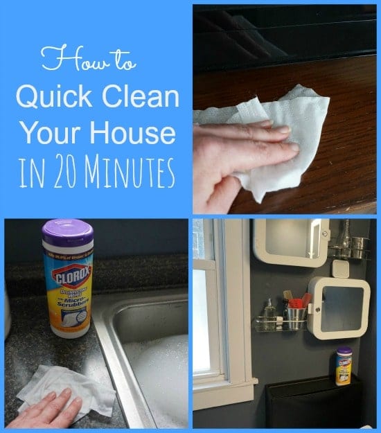 How to Quick Clean Your House in 20 Minutes