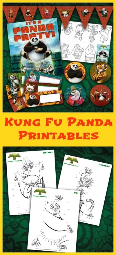 Kung Fu Panda Printables