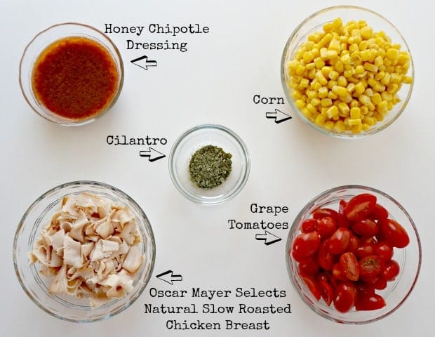 Chipotle Chicken, Corn Tomato Salad Recipe Ingredients
