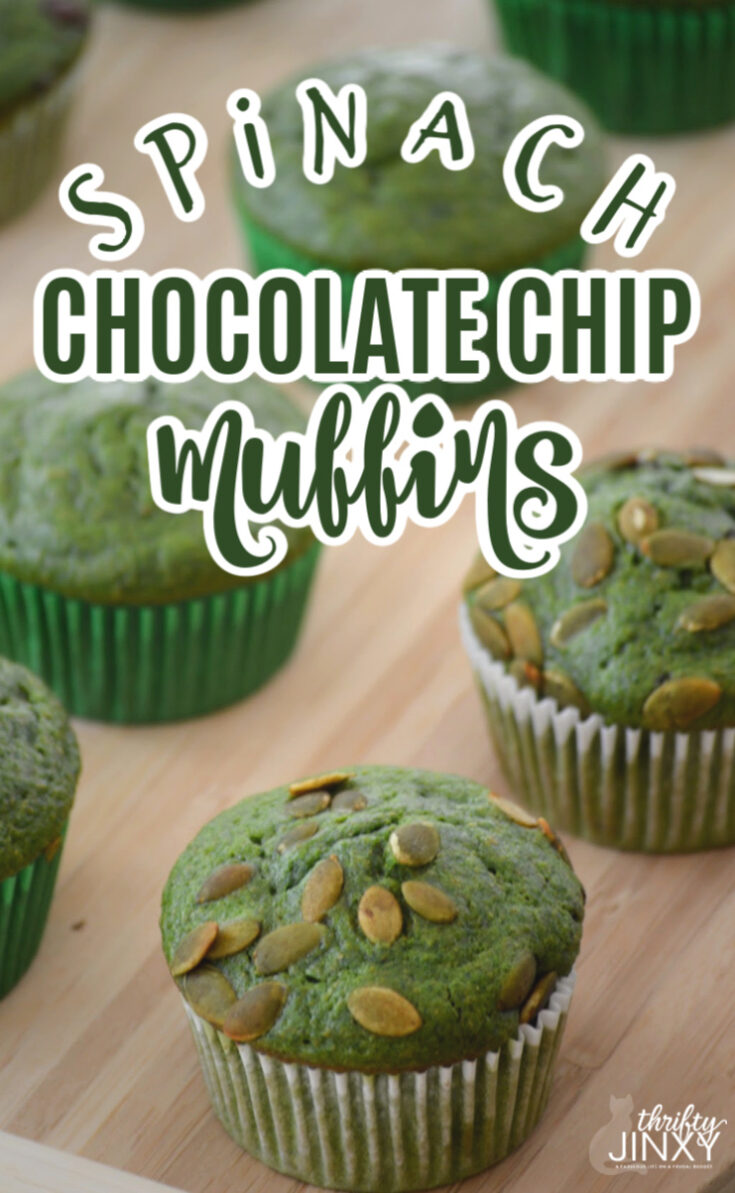 Spinach Chocolate Chip Muffins Recipe Thrifty Jinxy