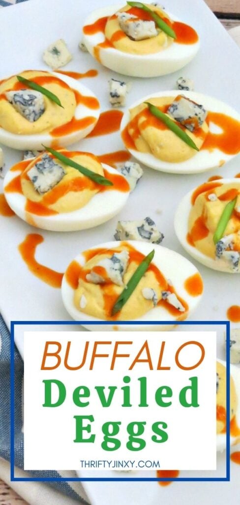 Buffalo Deviled Eggs 