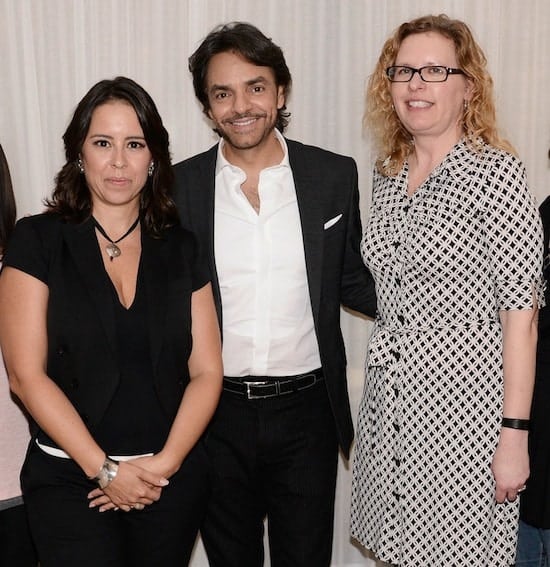 Director Patricia Riggen and Eugenio Derbez seen at Columbia Pictures "Miracles From Heaven" Photo Call at The London on Friday, March 4, 2016, in West Hollywood, CA. (Photo by Dan Steinberg/Invision for Sony Pictures/AP Images)